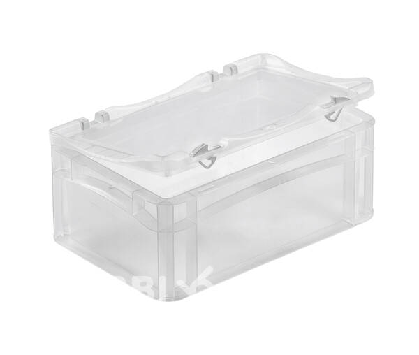 Plastic translucent hinged lid Basicline 0069
