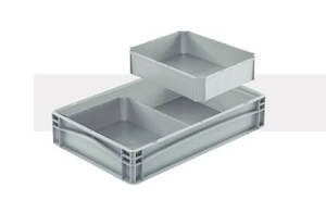 Plastic insert boxes for containers Basicline 0835